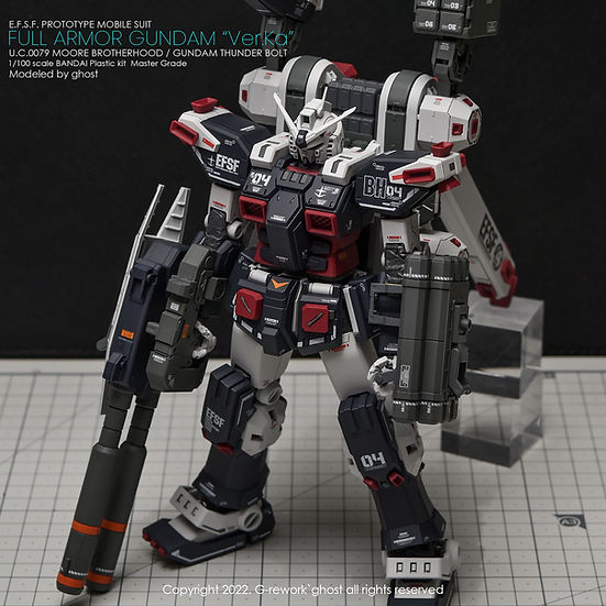 G-Rework Decal - [MG] Full Armor Gundam Ver. Ka [Gundam Thunder Bolt]