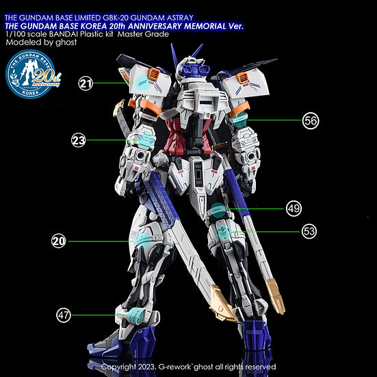 G-Rework Decal - [MG] GBK-20th Gundam Astray (Korea Ver.)