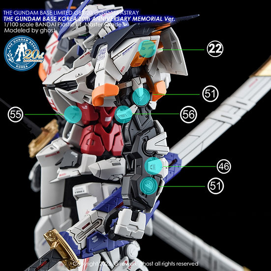 G-Rework Decal - [MG] GBK-20th Gundam Astray (Korea Ver.)