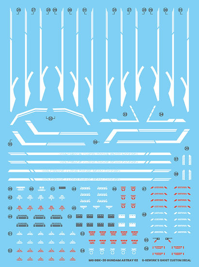 G-Rework Decal - [MG] GBK-20th Gundam Astray (Korea Ver.)