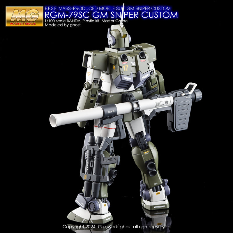 G-Rework Decal - [MG] RGM-79SC GM Sniper Custom