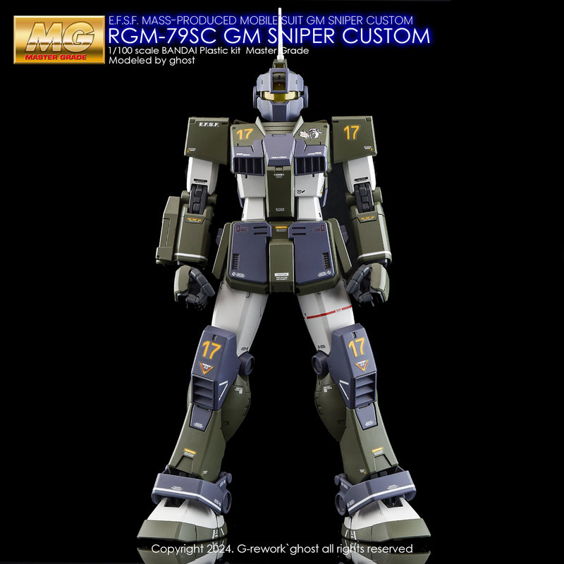 G-Rework Decal - [MG] RGM-79SC GM Sniper Custom