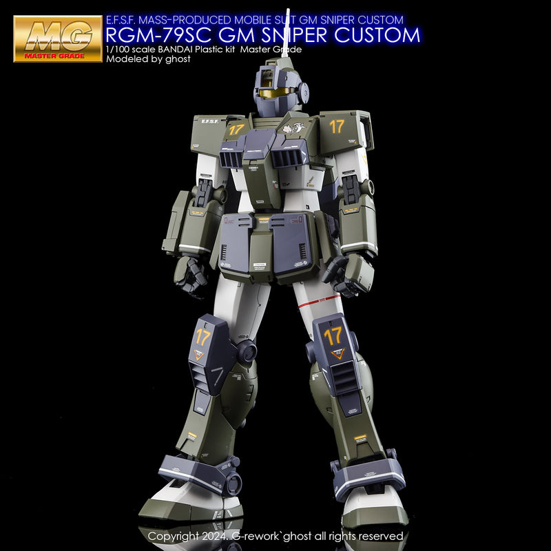 G-Rework Decal - [MG] RGM-79SC GM Sniper Custom