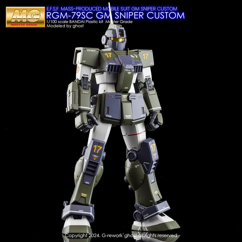 G-Rework Decal - [MG] RGM-79SC GM Sniper Custom