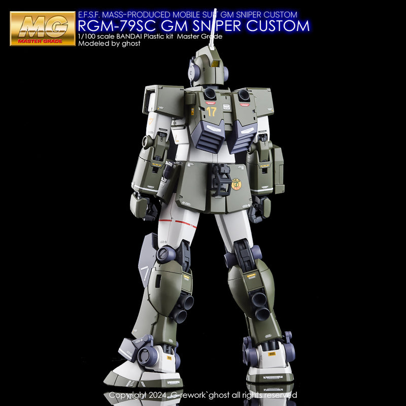 G-Rework Decal - [MG] RGM-79SC GM Sniper Custom
