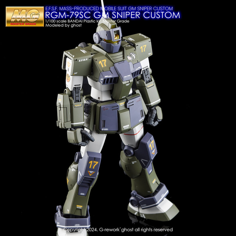 G-Rework Decal - [MG] RGM-79SC GM Sniper Custom