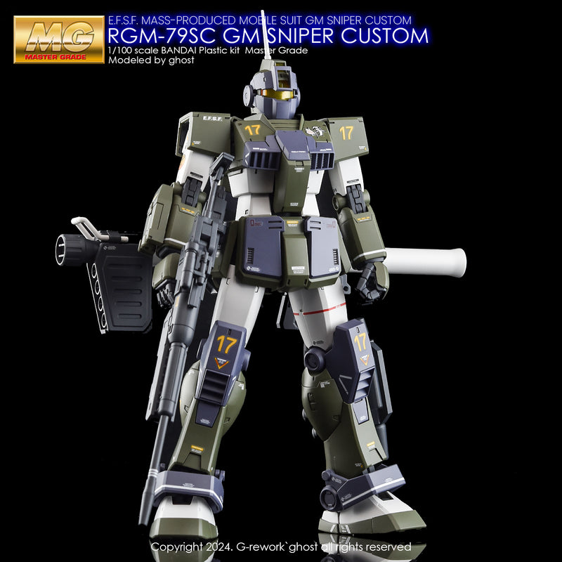 G-Rework Decal - [MG] RGM-79SC GM Sniper Custom