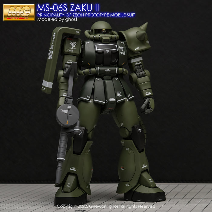 G-Rework Decal - [MG] Zaku II 2.0 (Decal V2.0)