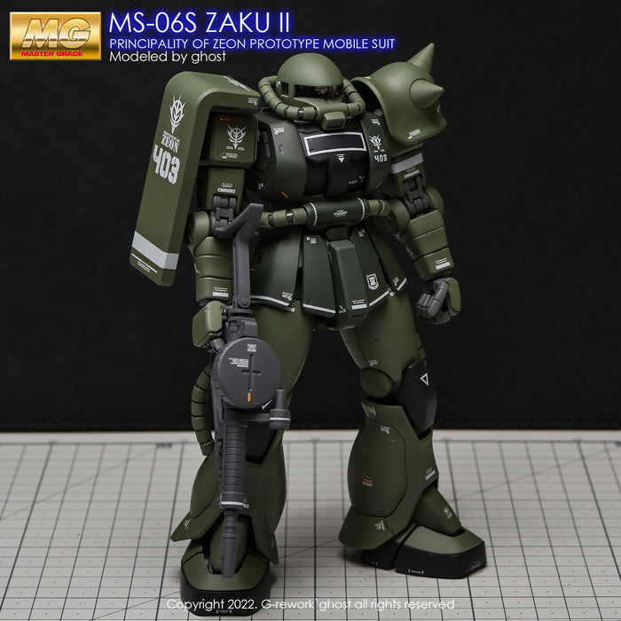 G-Rework Decal - [MG] Zaku II 2.0 (Decal V2.0)