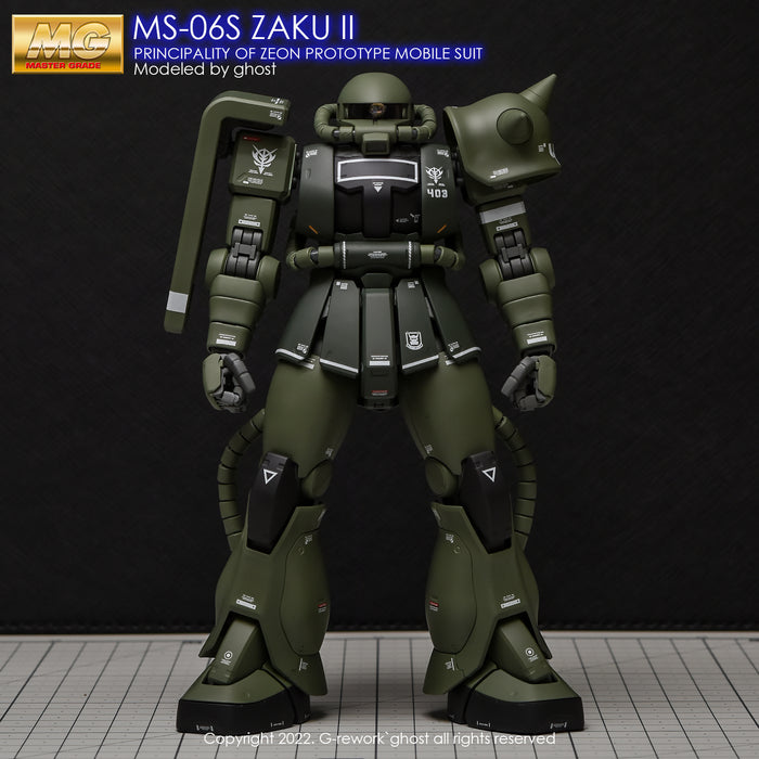 G-Rework Decal - [MG] Zaku II 2.0 (Decal V2.0)