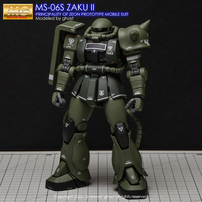 G-Rework Decal - [MG] Zaku II 2.0 (Decal V2.0)