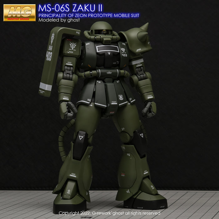 G-Rework Decal - [MG] Zaku II 2.0 (Decal V2.0)