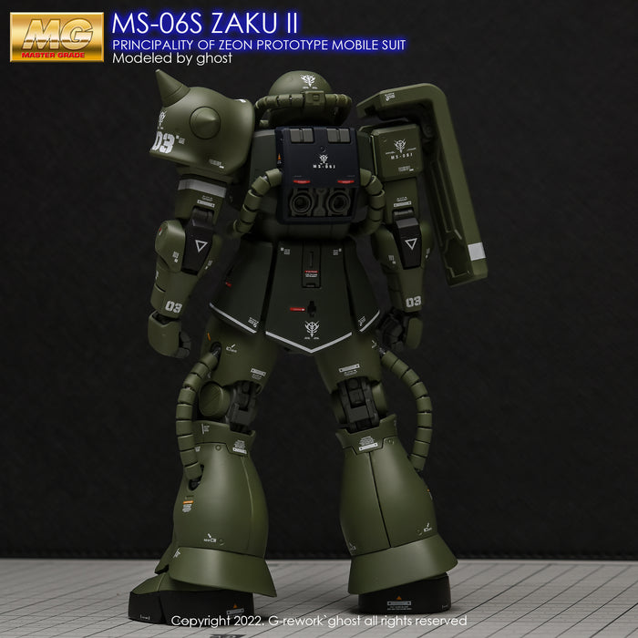 G-Rework Decal - [MG] Zaku II 2.0 (Decal V2.0)