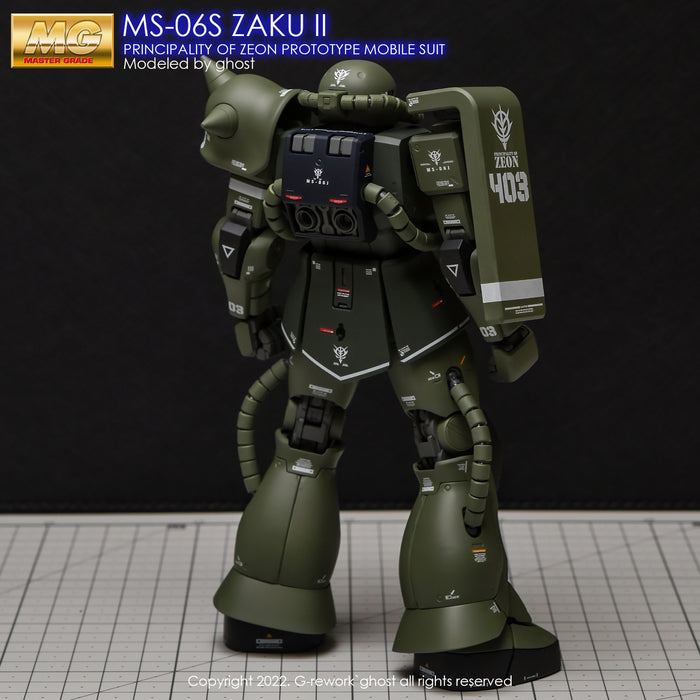 G-Rework Decal - [MG] Zaku II 2.0 (Decal V2.0)