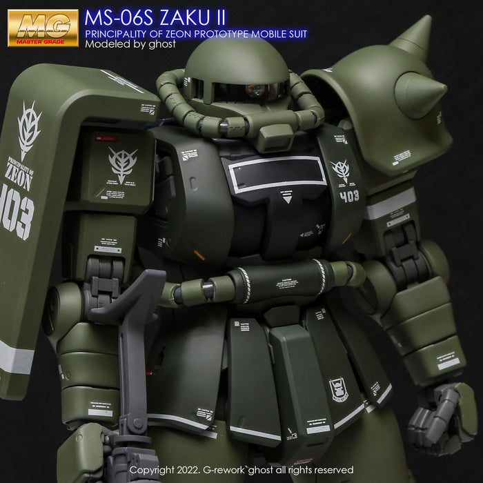 G-Rework Decal - [MG] Zaku II 2.0 (Decal V2.0)