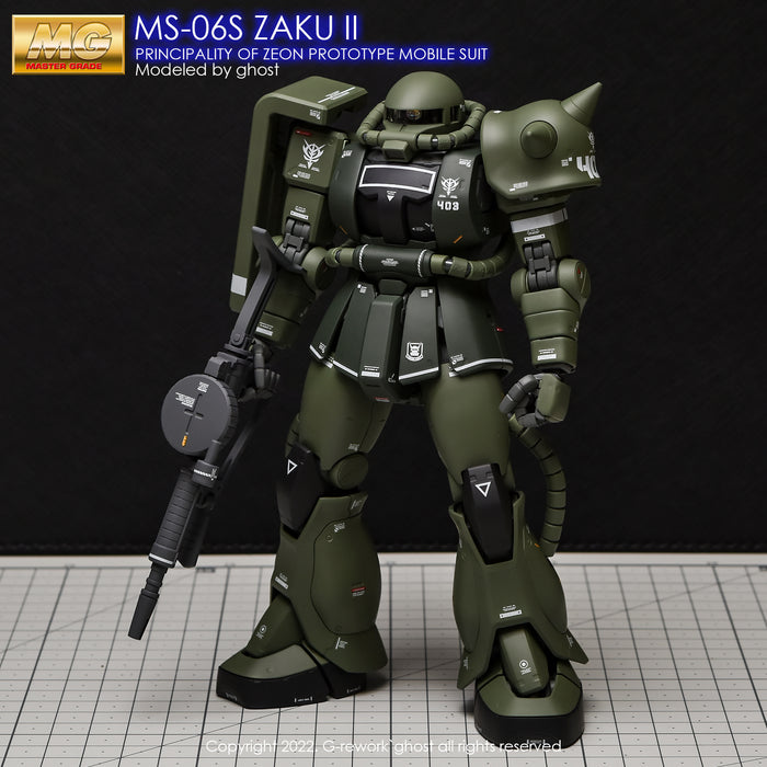 G-Rework Decal - [MG] Zaku II 2.0 (Decal V2.0)