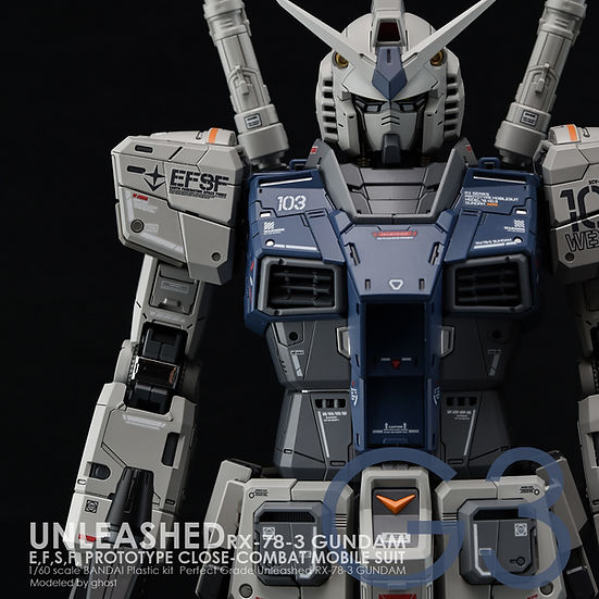 G-Rework Decal - [PG] Unleashed RX-78-2 Gundam G3 Ver