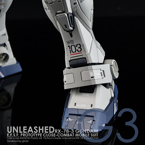 G-Rework Decal - [PG] Unleashed RX-78-2 Gundam G3 Ver