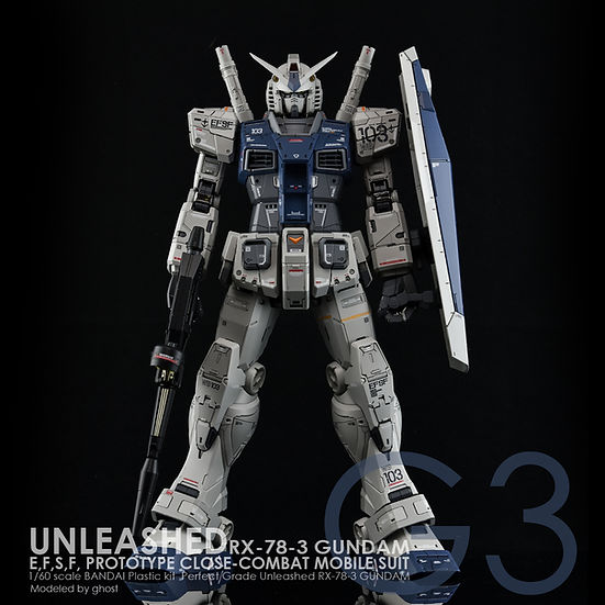 G-Rework Decal - [PG] Unleashed RX-78-2 Gundam G3 Ver