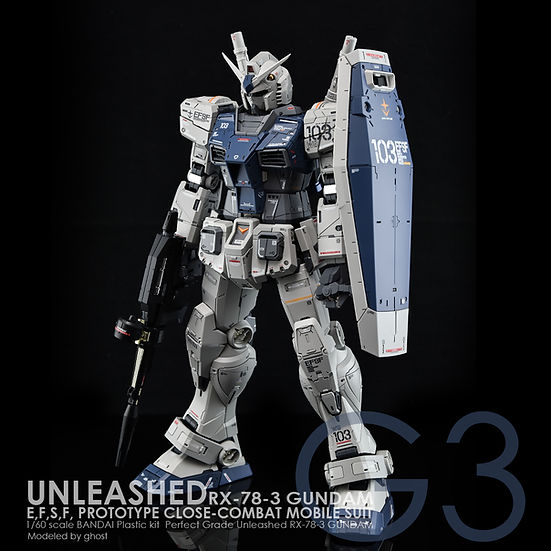 G-Rework Decal - [PG] Unleashed RX-78-2 Gundam G3 Ver