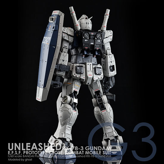 G-Rework Decal - [PG] Unleashed RX-78-2 Gundam G3 Ver