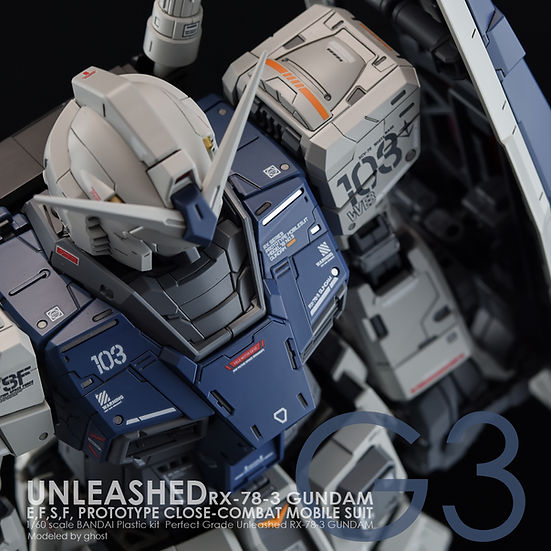 G-Rework Decal - [PG] Unleashed RX-78-2 Gundam G3 Ver