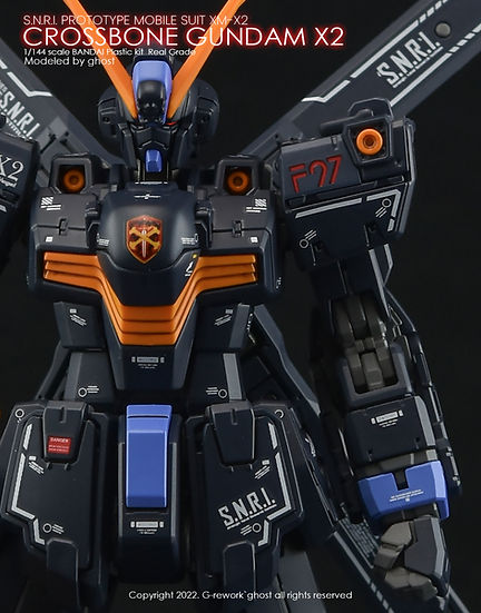 G-Rework Decal - [RG] Crossbone Gundam X2 — Panda Hobby