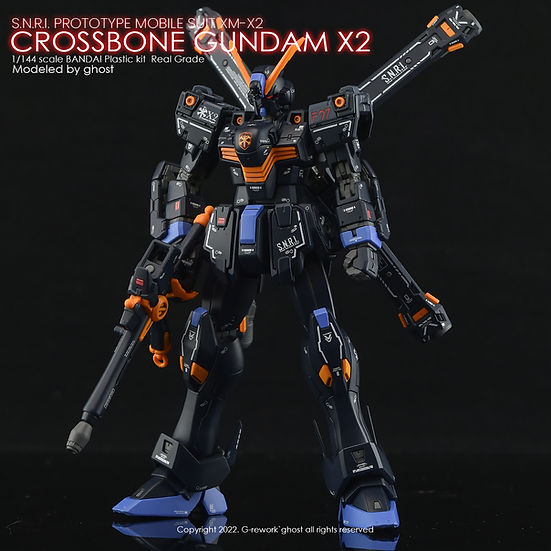 G-Rework Decal - [RG] Crossbone Gundam X2