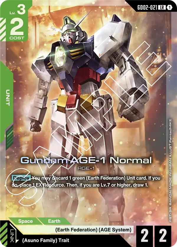 [GD02-021] LR Gundam AGE-1 Normal