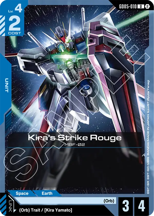 [GD05-010] UC Kira's Strike Rouge