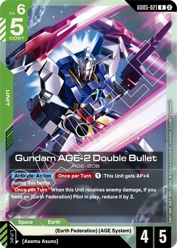 [GD05-021] R Gundam AGE-2 Double Bullet