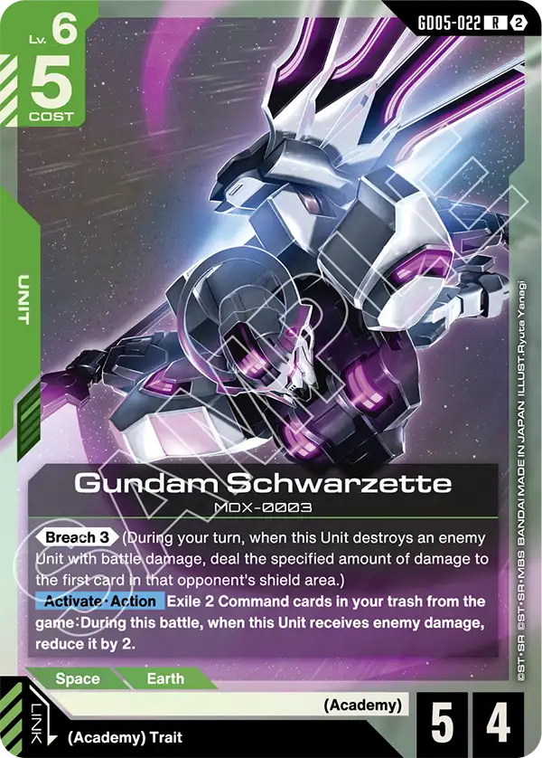 [GD05-022] R Gundam Schwarzette