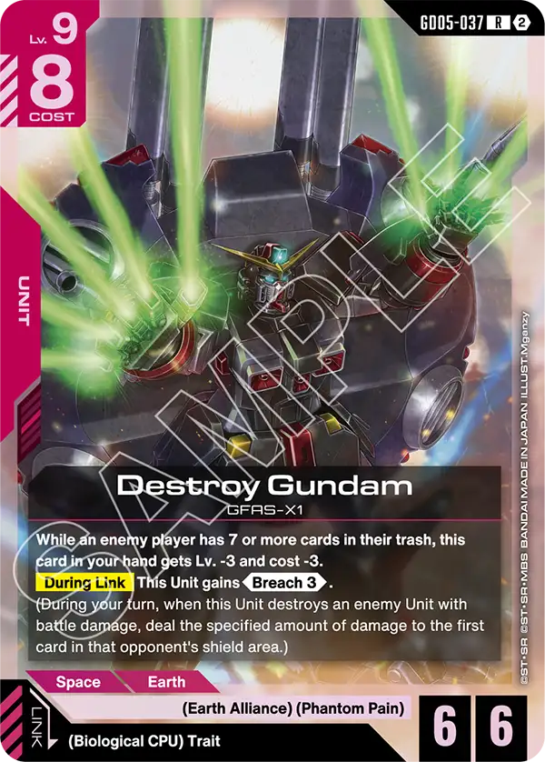 [GD05-037] R Destroy Gundam