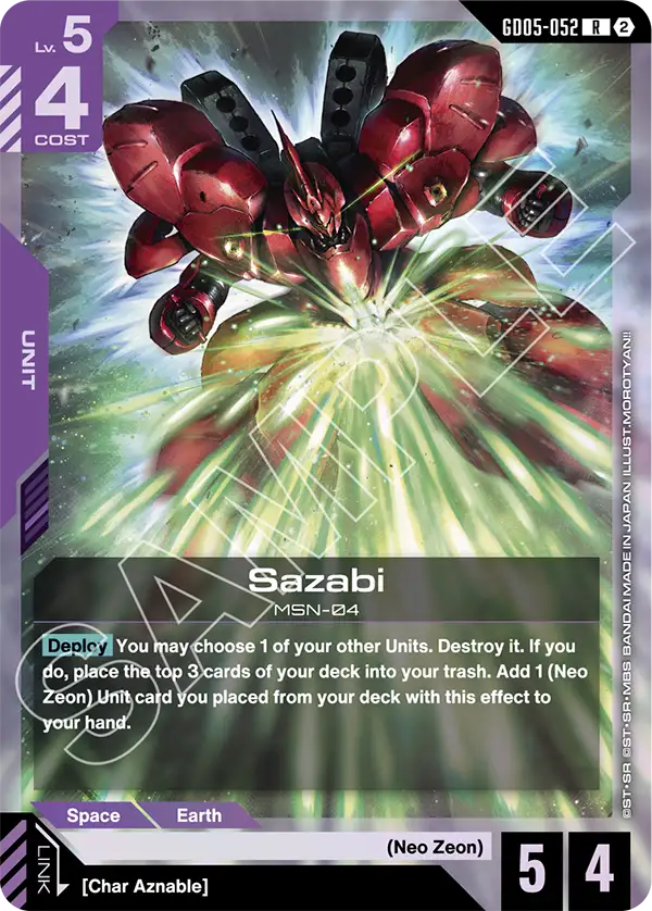 [GD05-052] R Sazabi