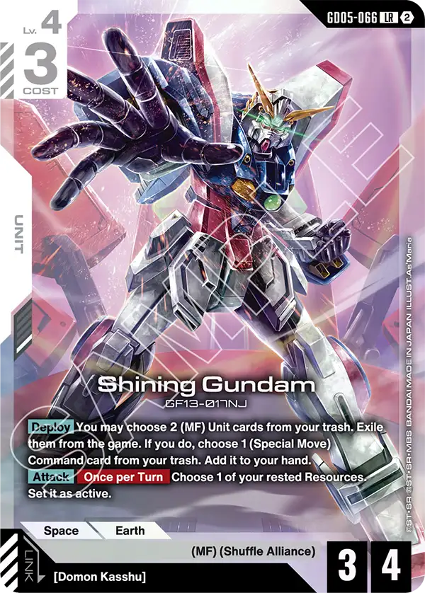 [GD05-066] LR Shining Gundam