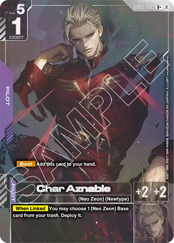 [GD05-093] R+ Char Aznable