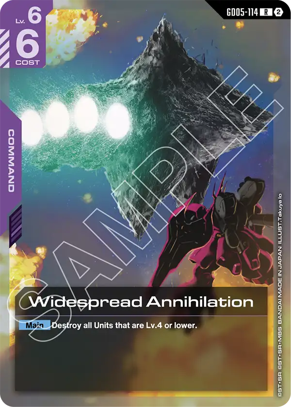 [GD05-114] R Widespread Annihilation