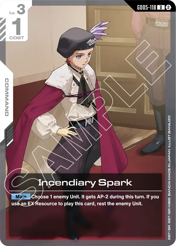 [GD05-118] UC Incendiary Spark