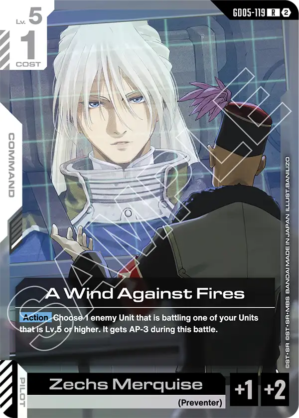 [GD05-119] R A Wind Against Fires
