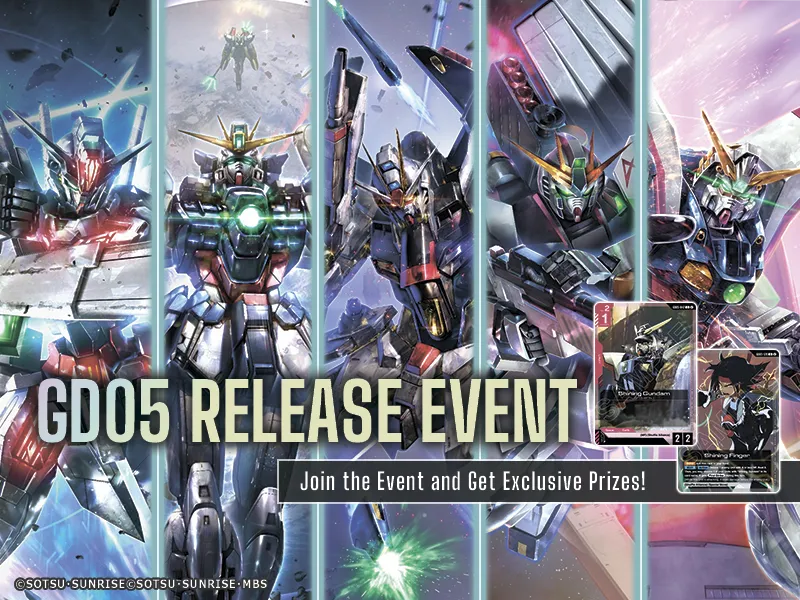[July 25 ~1:00PM] GD-05 Release Event - Gundam TCG Event - Wave 2