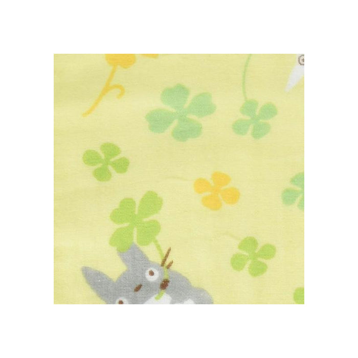 Ghibli Imabari Gauze Series (Face Towel) - Flower (Clovers) - My Neighbor Totoro