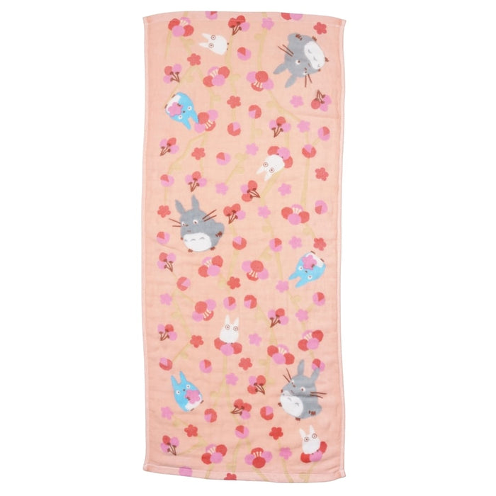 Ghibli Imabari Gauze Series (Face Towel) - Flower (Plum) - My Neighbor Totoro