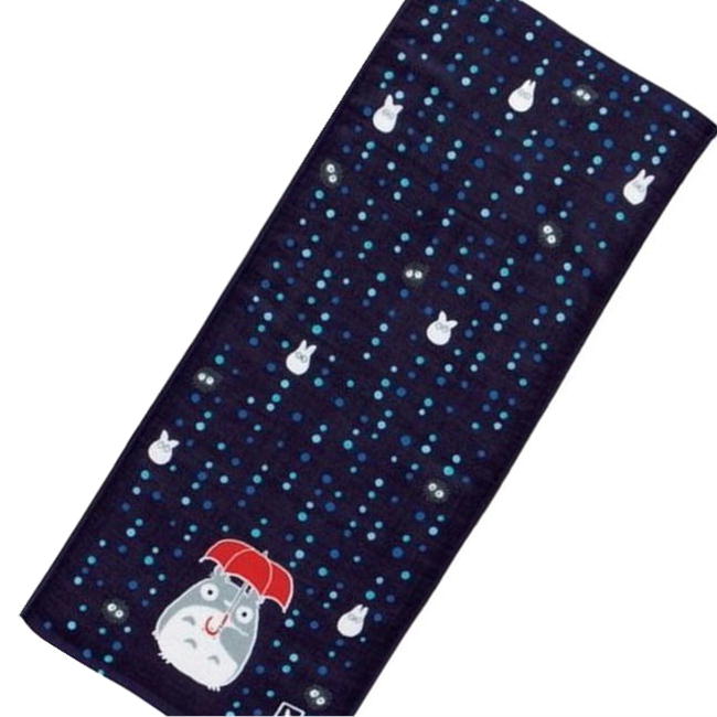 Ghibli Imabari Gauze Series (Face Towel) - Rainy Night - My Neighbor Totoro