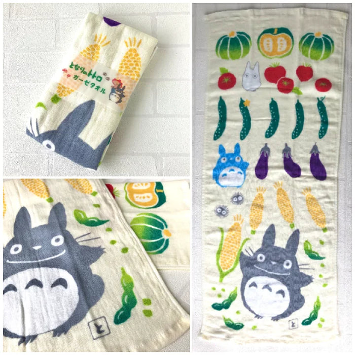 Ghibli Imabari Gauze Series (Face Towel) - Vegetable - My Neighbor Totoro