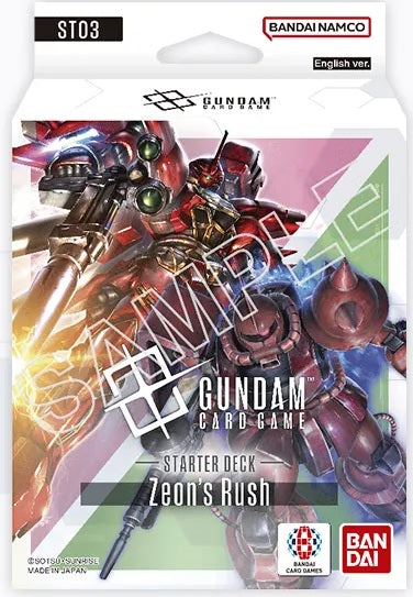 Gundam CG - Zeon's Rush Starter Deck [ST-03]