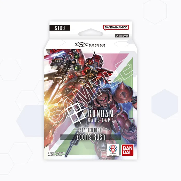 Gundam CG - Zeon's Rush Starter Deck [ST-03]