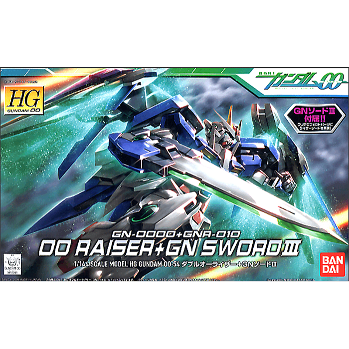 HG00 54 00 Raiser + GN Sword III 1/144