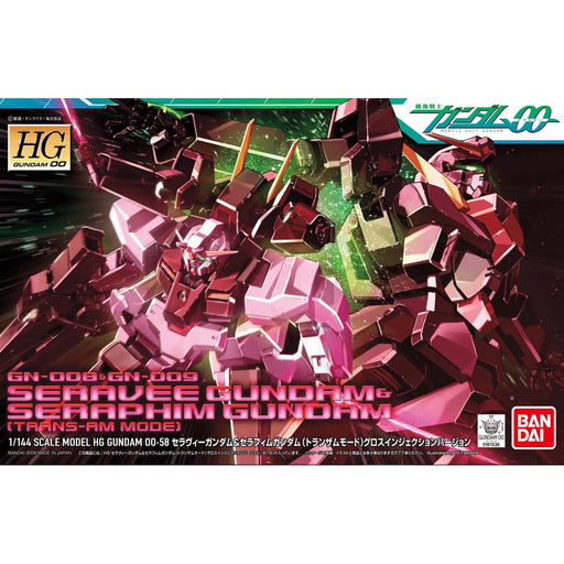 HG00 58 Seravee Gundam & Seraphim Gundam Trans-Am Mode 1/144