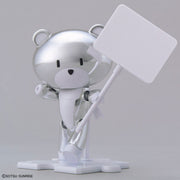HG The Gundam Base Limited Petit'Gguy Silver Sparkle & Placard 1/144