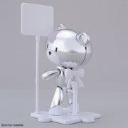 HG The Gundam Base Limited Petit'Gguy Silver Sparkle & Placard 1/144